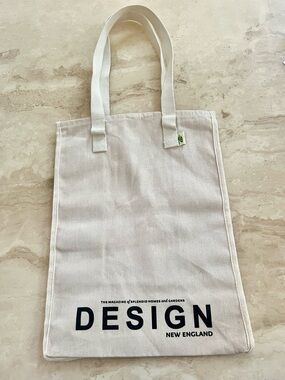 Design New England Heavy Canvas Tote Bag 12”x15 1/2”